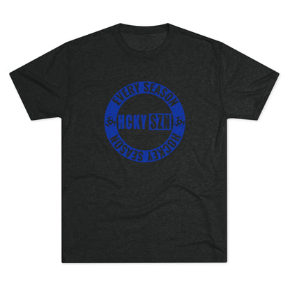 HCKY SZN Circle Logo TriBlend Tee Shirt (Royal Blue) - Various Colors