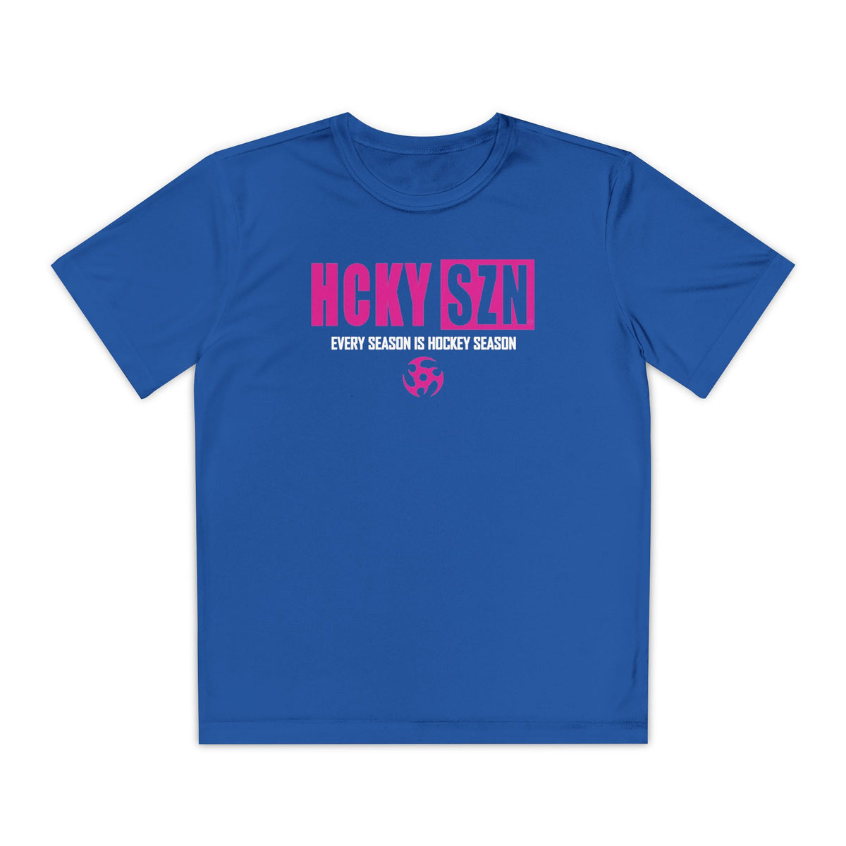 Every Season is HCKY SZN Youth Competitor Tee (Hot Pink Logo) - Various Colors