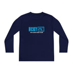 Every Season is HCKY SZN Youth Competitor Long Sleeve Tee (Sky Blue Logo) - Various Colors