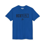 HCKY SZN Simple Star DryBlend Tee Shirt (Navy Logo) - Various Colors