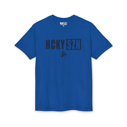 HCKY SZN Simple Star DryBlend Tee Shirt (Navy Logo) - Various Colors