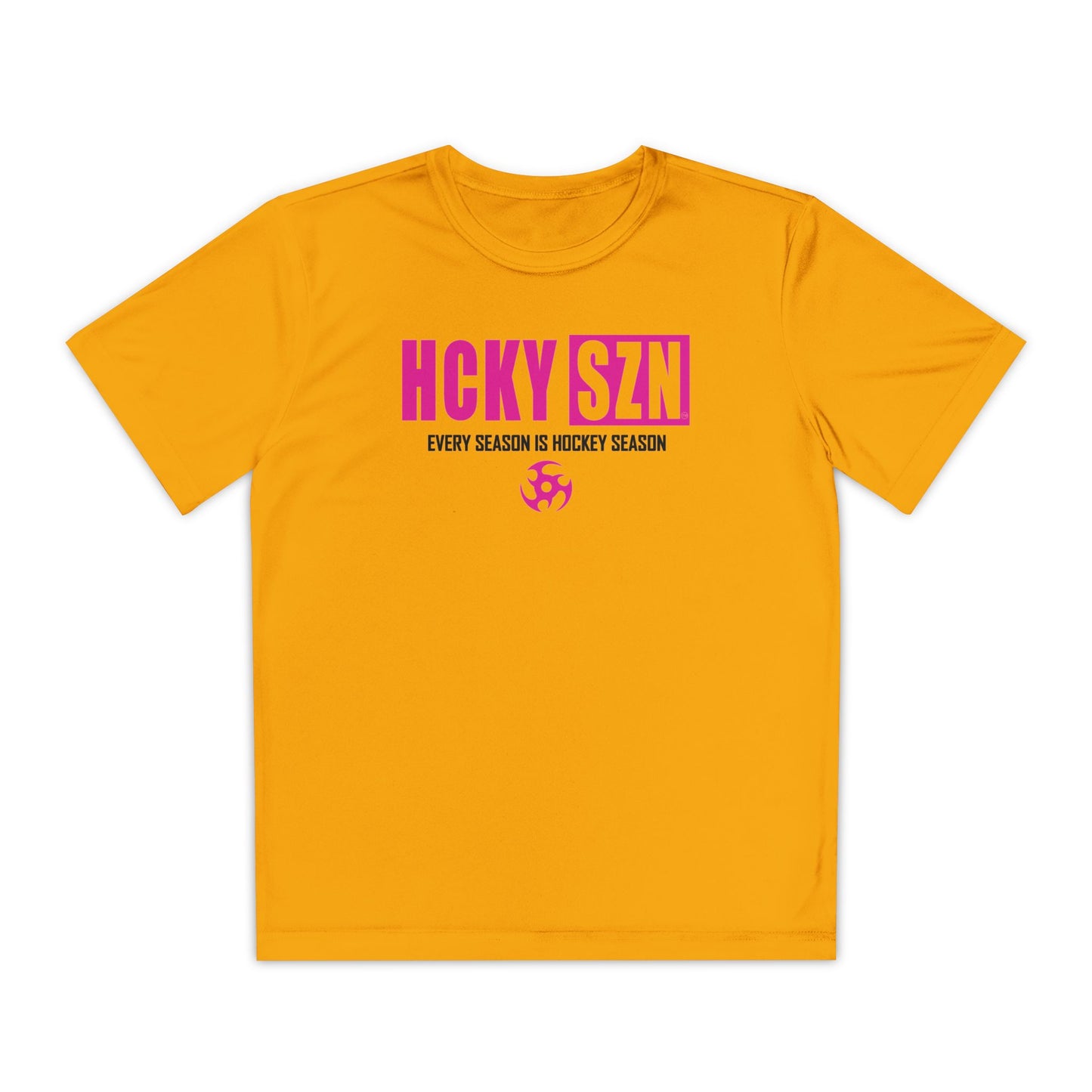 Every Season is HCKY SZN Youth Competitor Tee (Hot Pink Logo) - Various Colors