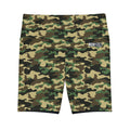 HKY SZN High Waisted Workout Shorts (Forest Camo)