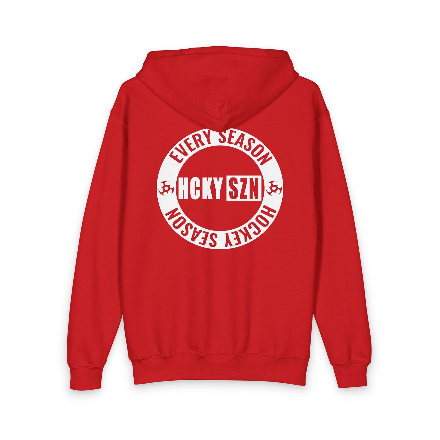 Youth Circle Logo Full Zip Hoodie (Red)