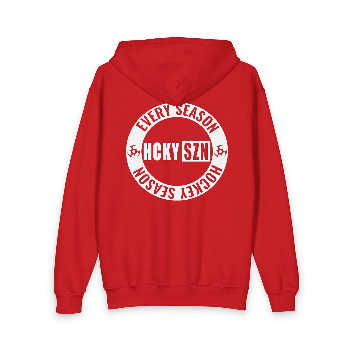 Youth Circle Logo Full Zip Hoodie (Red)