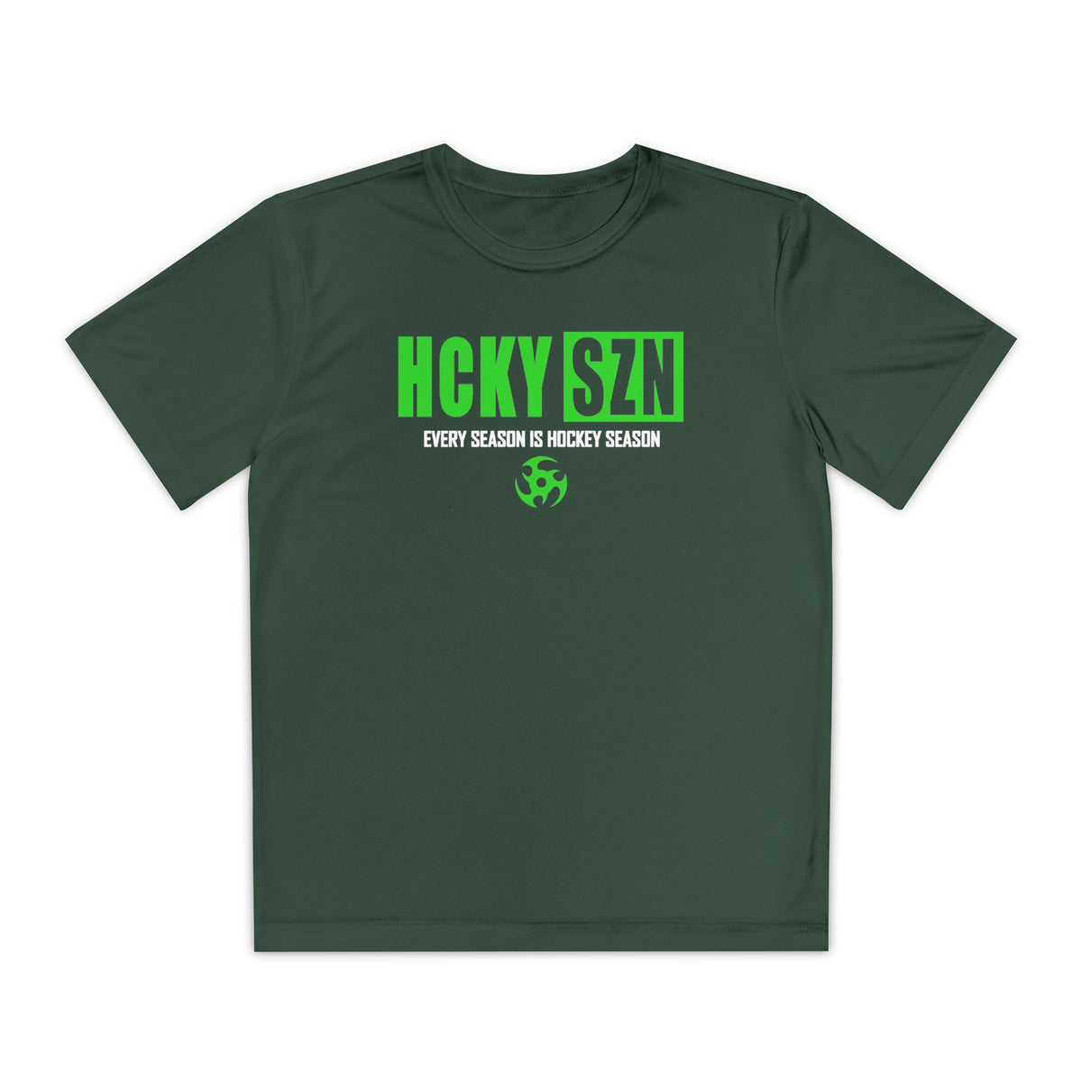 Every Season is HCKY SZN Youth Competitor Tee (Lime Logo) - Various Colors