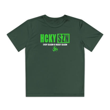 Every Season is HCKY SZN Youth Competitor Tee (Lime Logo) - Various Colors