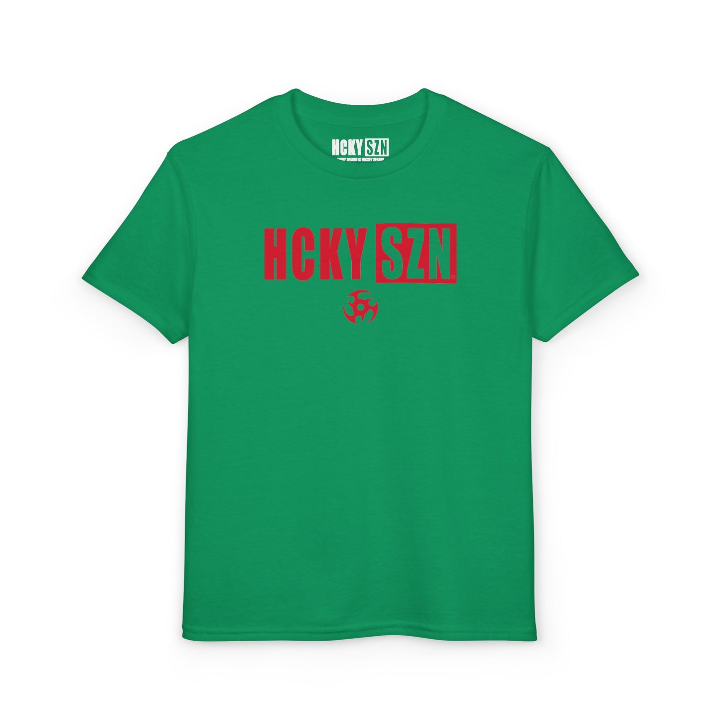 Youth HCKY SZN DryBlend Tee Shirt (Red Logo) - Various Colors