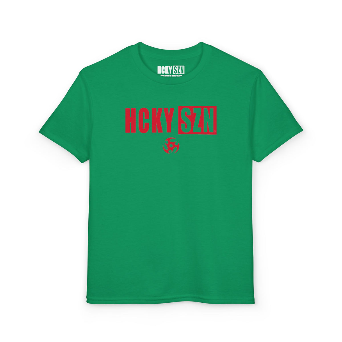 Youth HCKY SZN DryBlend Tee Shirt (Red Logo) - Various Colors