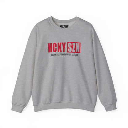 HCKY SZN Crewneck Sweatshirt (Red Logo) - Various Colors