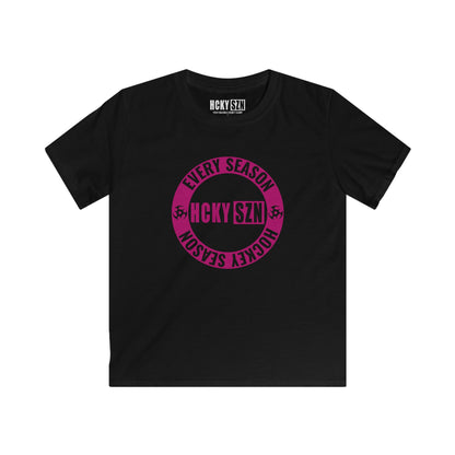 Copy of Youth Circle SZN Softstyle Tee (Raspberry Logo) - Various Colors