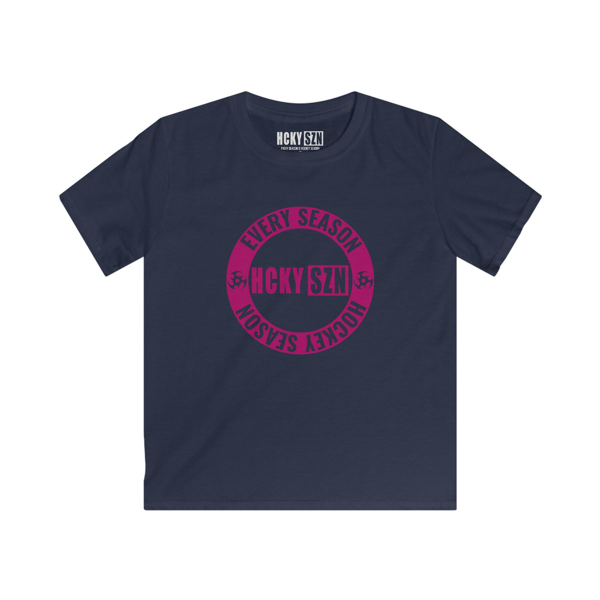 Copy of Youth Circle SZN Softstyle Tee (Raspberry Logo) - Various Colors