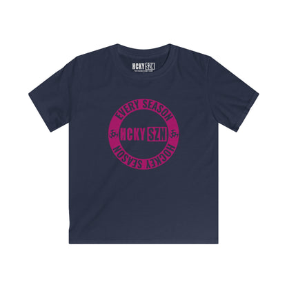 Copy of Youth Circle SZN Softstyle Tee (Raspberry Logo) - Various Colors