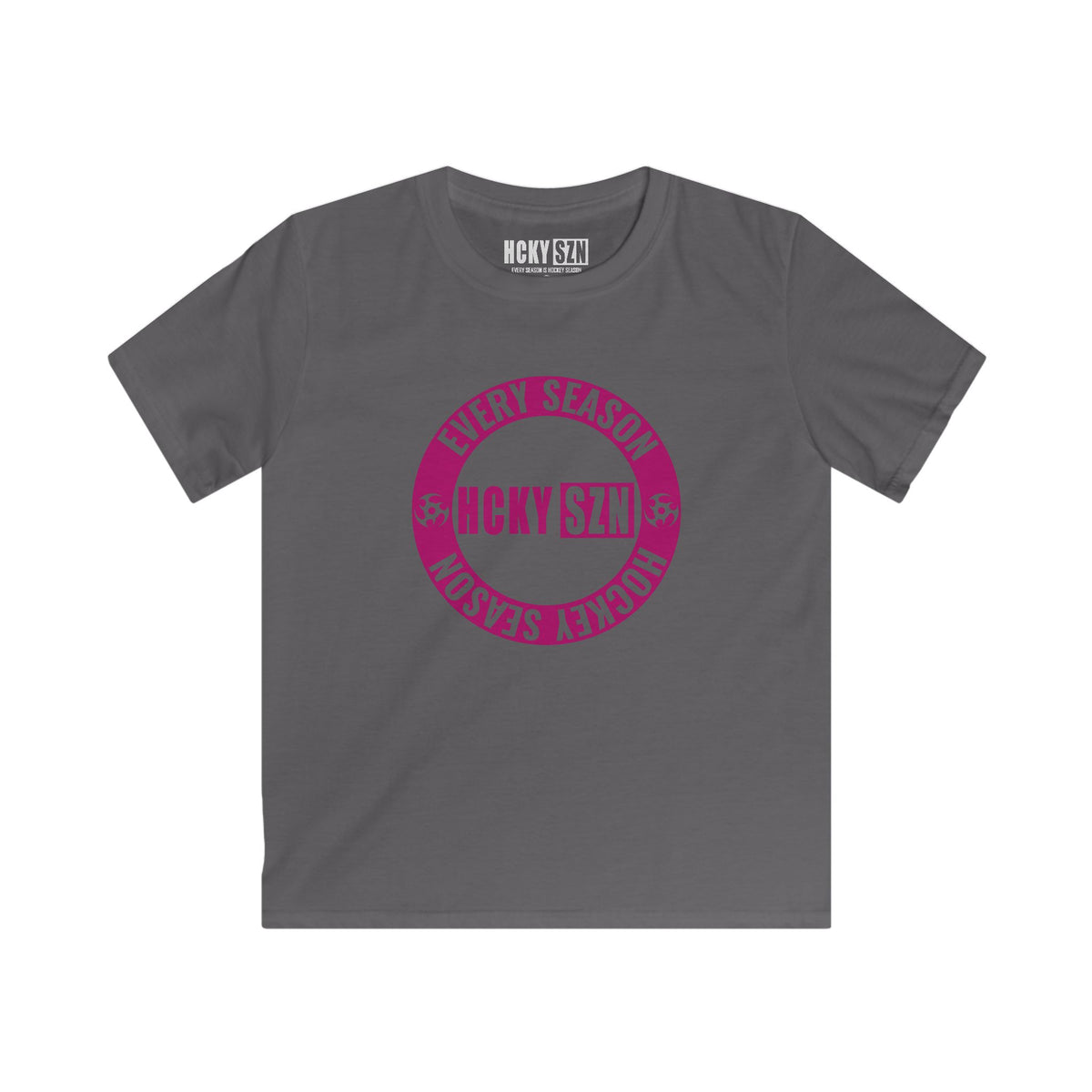 Copy of Youth Circle SZN Softstyle Tee (Raspberry Logo) - Various Colors