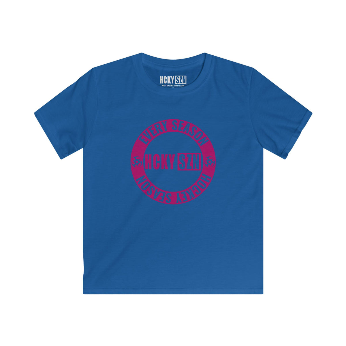 Copy of Youth Circle SZN Softstyle Tee (Raspberry Logo) - Various Colors