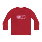 Every Season is HCKY SZN Youth Competitor Long Sleeve Tee (Pink Logo) - Various Colors