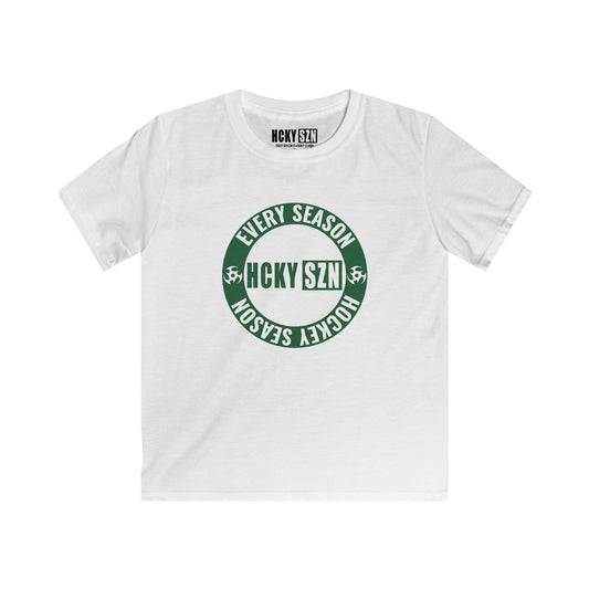 Youth Circle SZN Softstyle Tee (Forest Logo) - Various Colors