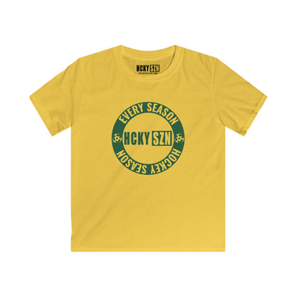 Youth Circle SZN Softstyle Tee (Forest Logo) - Various Colors
