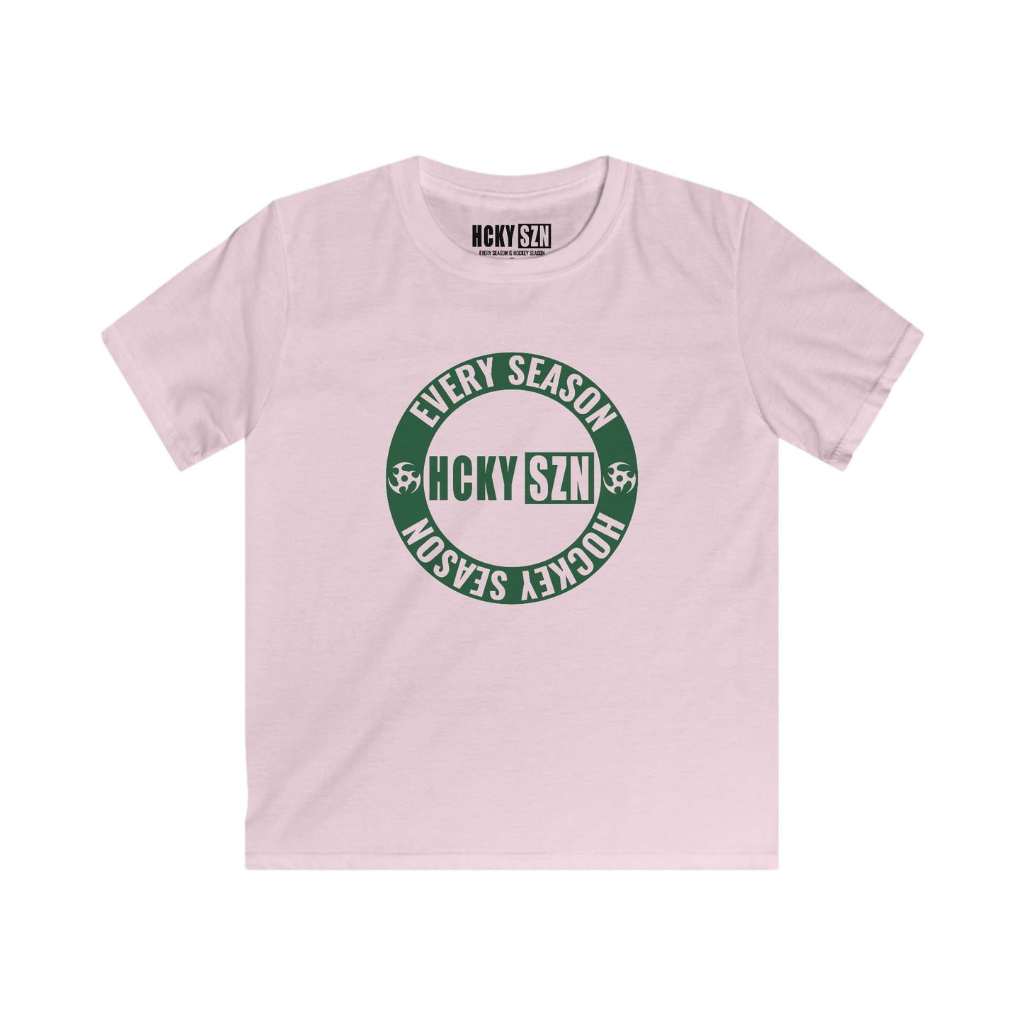 Youth Circle SZN Softstyle Tee (Forest Logo) - Various Colors