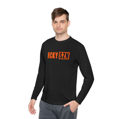 HCKY SZN Performance Long Sleeve Tee (Orange Logo) - Various Colors