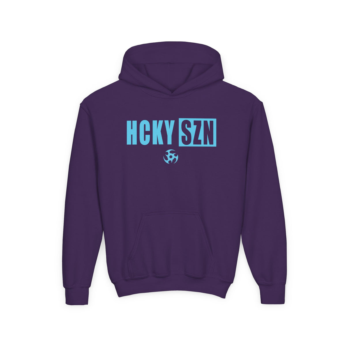 Youth HCKY SZN (Sky Blue Logo) Hooded Sweatshirt - Various Colors