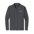 HCKY SZN Embroidered Quarter-Zip Pullover (Charcoal/White)