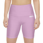 HKY SZN High Waisted Workout Shorts (Dusty Pink)