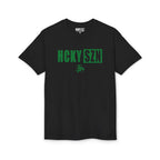 HCKY SZN Simple Star DryBlend Tee Shirt (Green Logo) - Various Colors