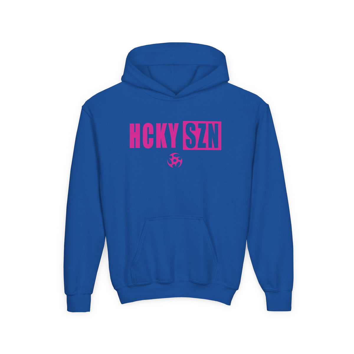 Youth HCKY SZN (Hot Pink Logo) Hooded Sweatshirt - Various Colors