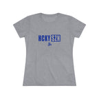 Women’s Hockey Vibe Triblend Tee (Royal Blue Logo)