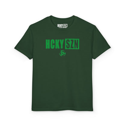Youth HCKY SZN DryBlend Tee Shirt (Green Logo) - Various Colors