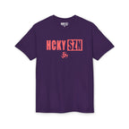 HCKY SZN Simple Star DryBlend Tee Shirt (Peach Logo) - Various Colors