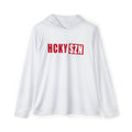 HCKY SZN Big Logo Performance Warmup Hoodie (White/Red)