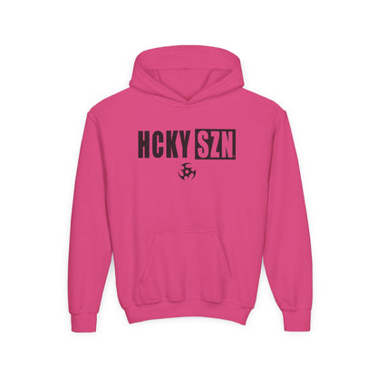 Youth HCKY SZN (Black Logo) Hooded Sweatshirt - Various Colors