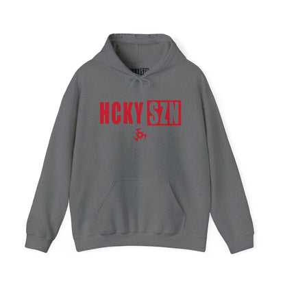 HCKY SZN (Red Logo) Hooded Sweatshirt - Various Colors
