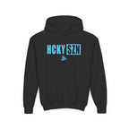 Youth HCKY SZN (Sky Blue Logo) Hooded Sweatshirt - Various Colors