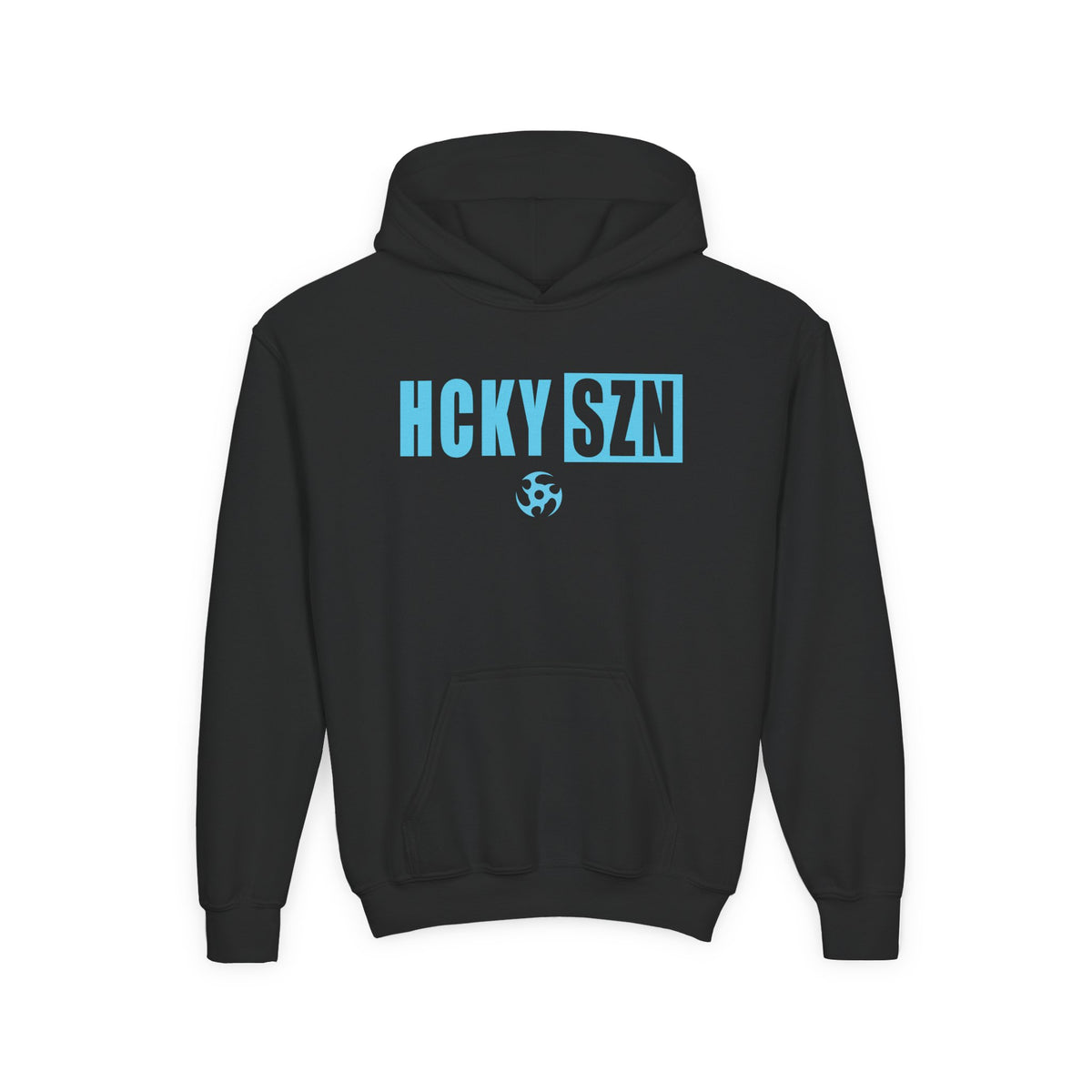 Youth HCKY SZN (Sky Blue Logo) Hooded Sweatshirt - Various Colors