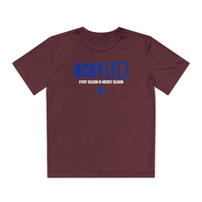 Every Season is HCKYSZN Youth Competitor Tee (Royal Blue Logo) - Various Colors