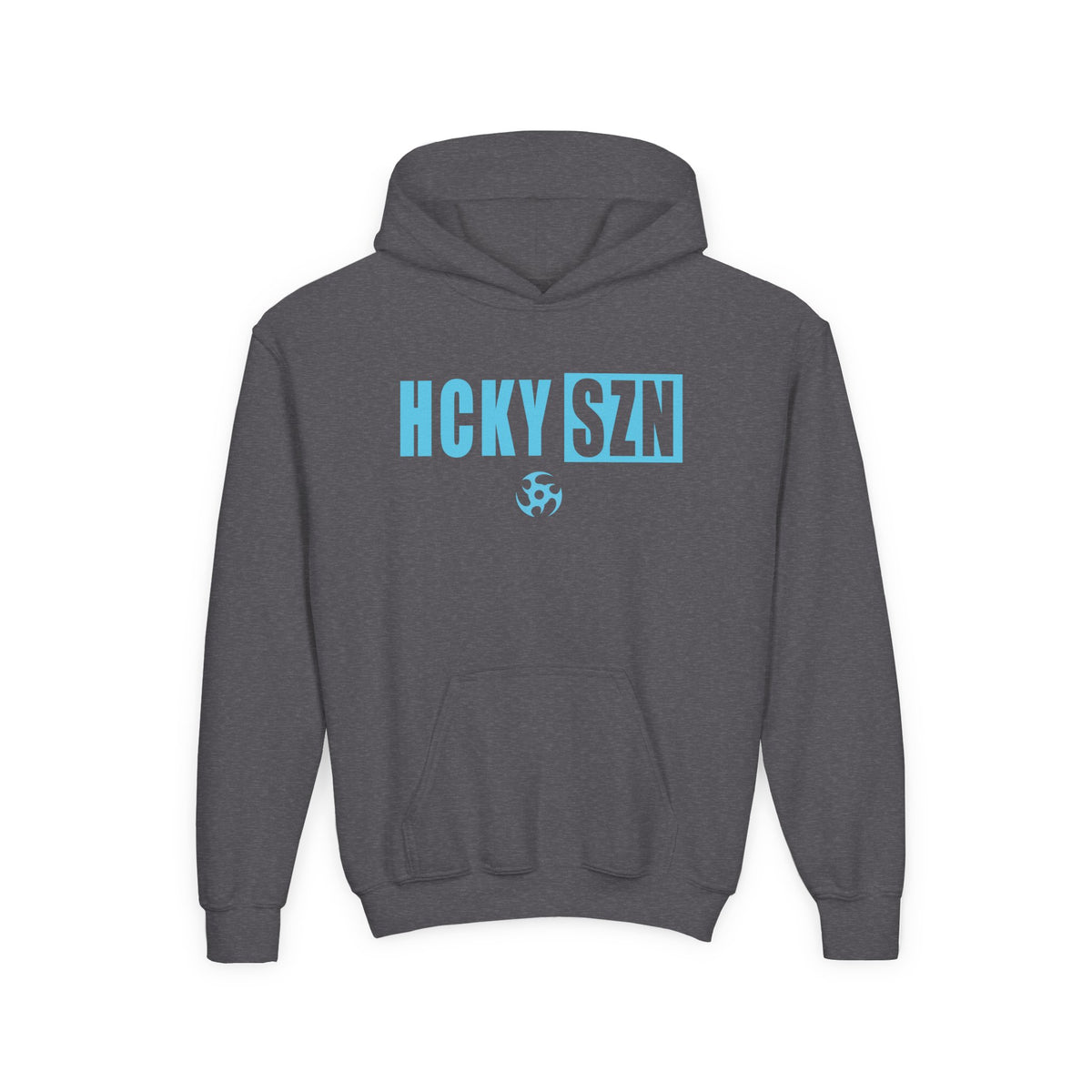 Youth HCKY SZN (Sky Blue Logo) Hooded Sweatshirt - Various Colors