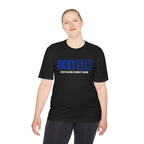HCKYSZN Every Season Adult Performance Tee - Black/Royal Blue
