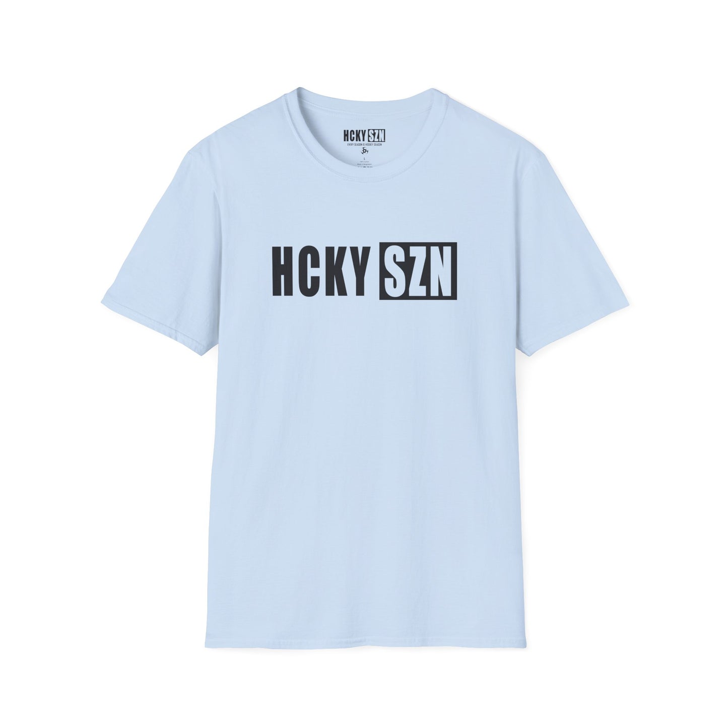 HCKY SZN Softstyle Tee Shirt (Light Blue)