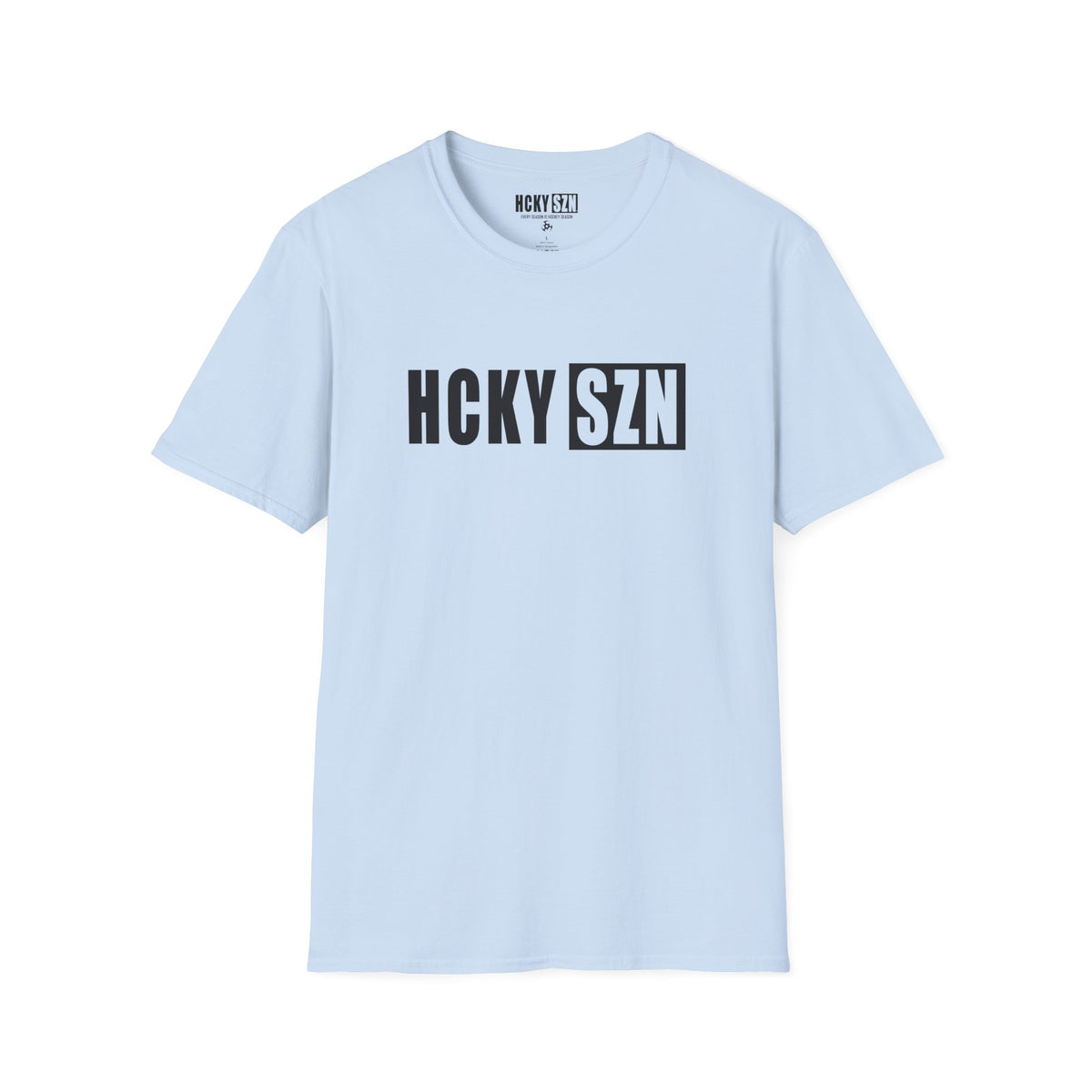 HCKY SZN Softstyle Tee Shirt (Light Blue)