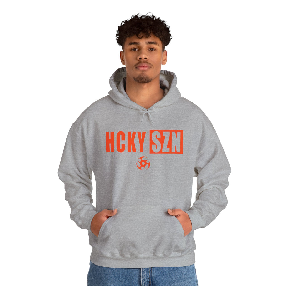 HCKY SZN (Orange Logo) Hooded Sweatshirt - Various Colors