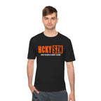 HCKYSZN Every Season Adult Performance Tee - Black/Orange