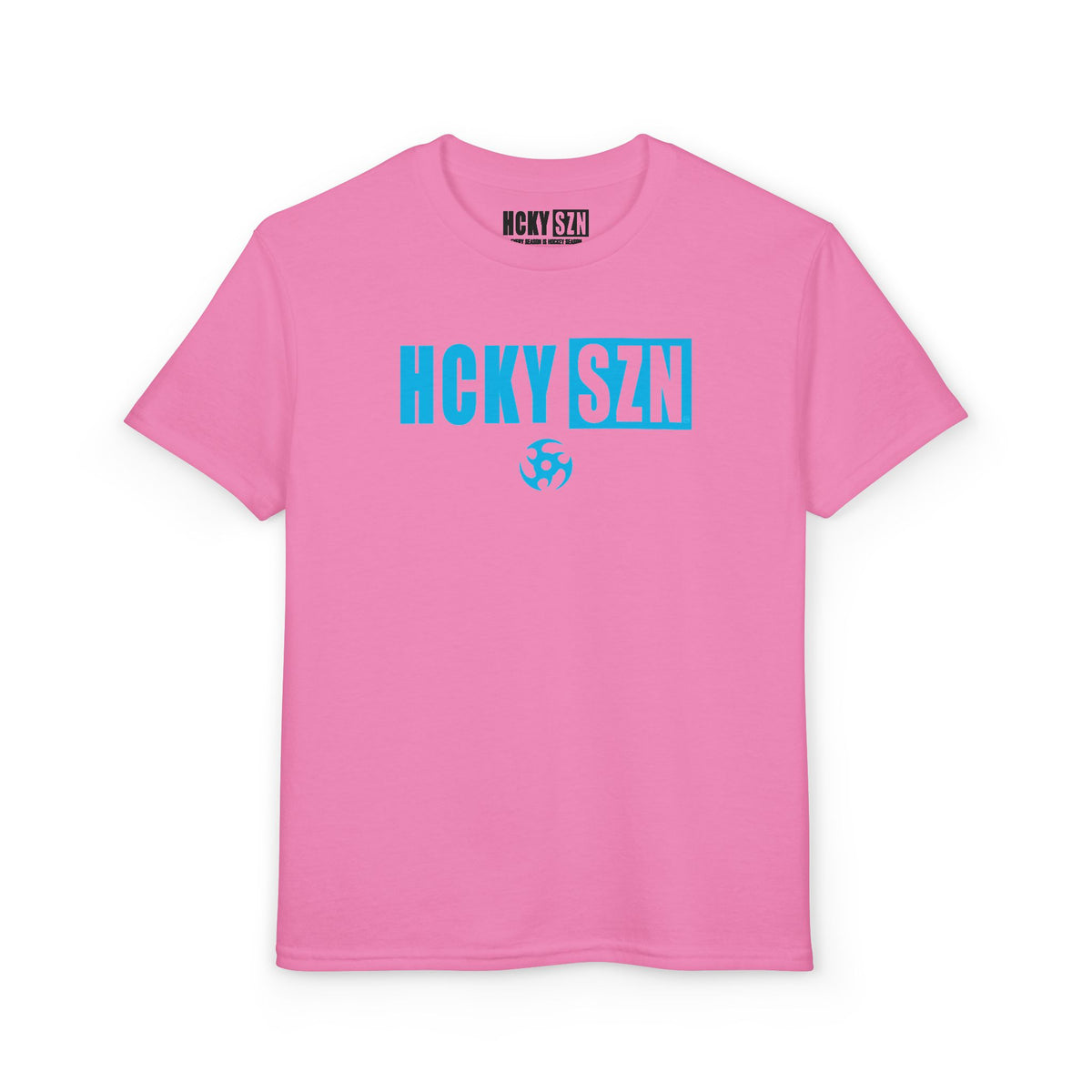 Youth HCKY SZN DryBlend Tee Shirt (Sky Blue Logo) - Various Colors
