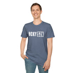 HCKY SZN Softstyle Tee Shirt (Heather Indigo)