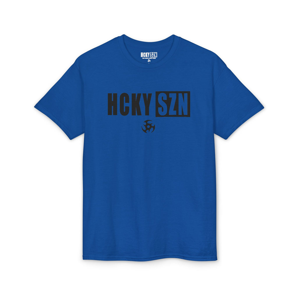 HCKY SZN Simple Star Logo DryBlend Tee Shirt (Black Logo) - Various Colors