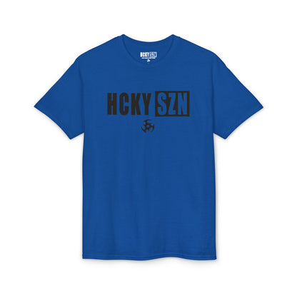 HCKY SZN Simple Star Logo DryBlend Tee Shirt (Black Logo) - Various Colors