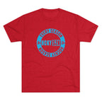 HCKY SZN Circle Logo TriBlend Tee Shirt (Sky Blue) - Various Colors