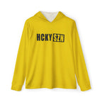 HCKY SZN Big Logo Performance Warmup Hoodie (Yellow/Black)